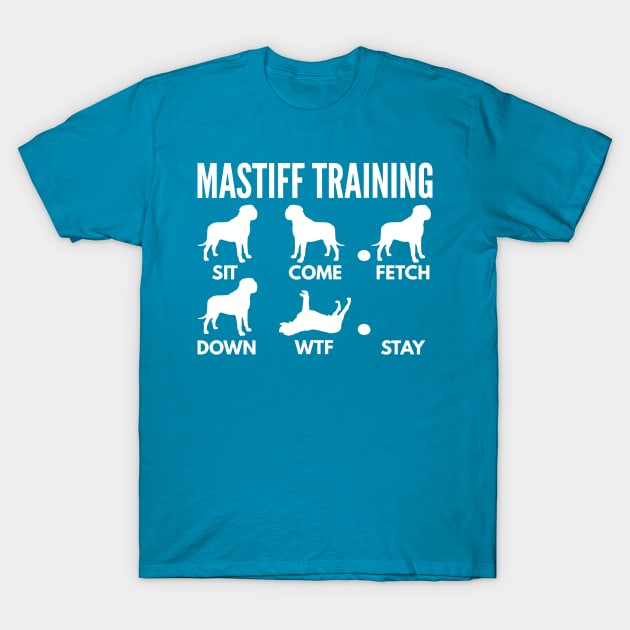 Mastiff Training Mastiff Dog Tricks T-Shirt by DoggyStyles